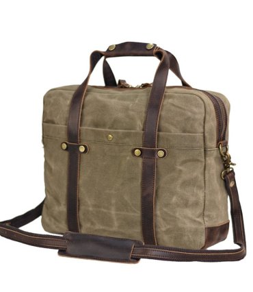 WaxedCanvasMessengerBagCanvasBriefcaseLaptopBagLeatherCrossbodyBagWorkbriefcaseCanvasBriefcaseForMen_1.jpg
